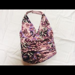 JS collections halter top